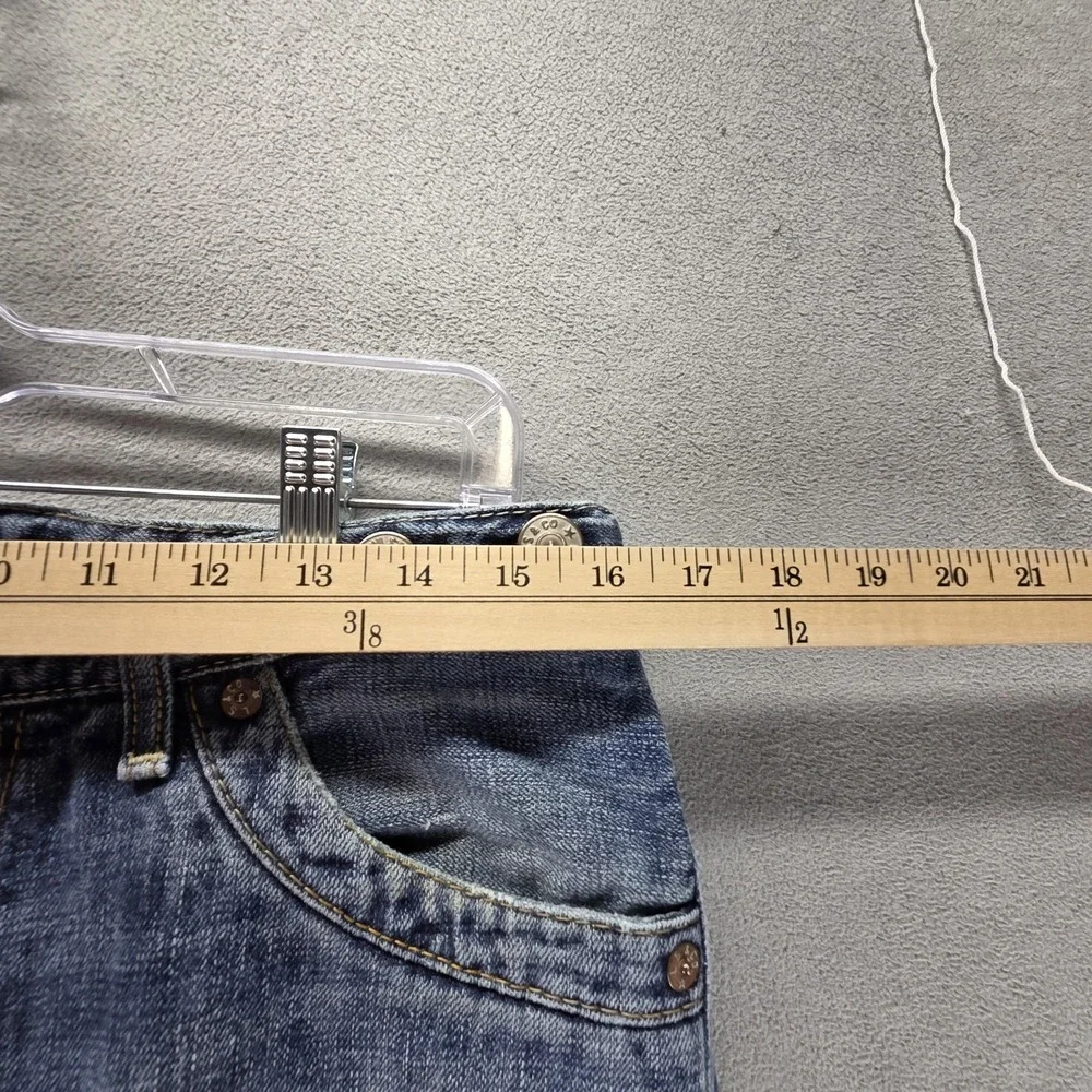Vintage Levis Engineered Jeans Mens Blue Double Knee Zip Fly Bootcut Fits 32x29